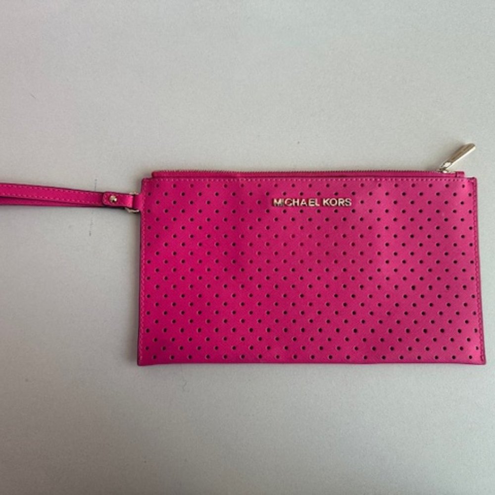 Hot Pink Michael Kors Wristlet